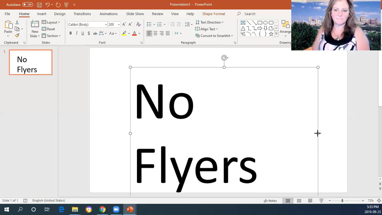 Powerpoint Lesson 1 Homework